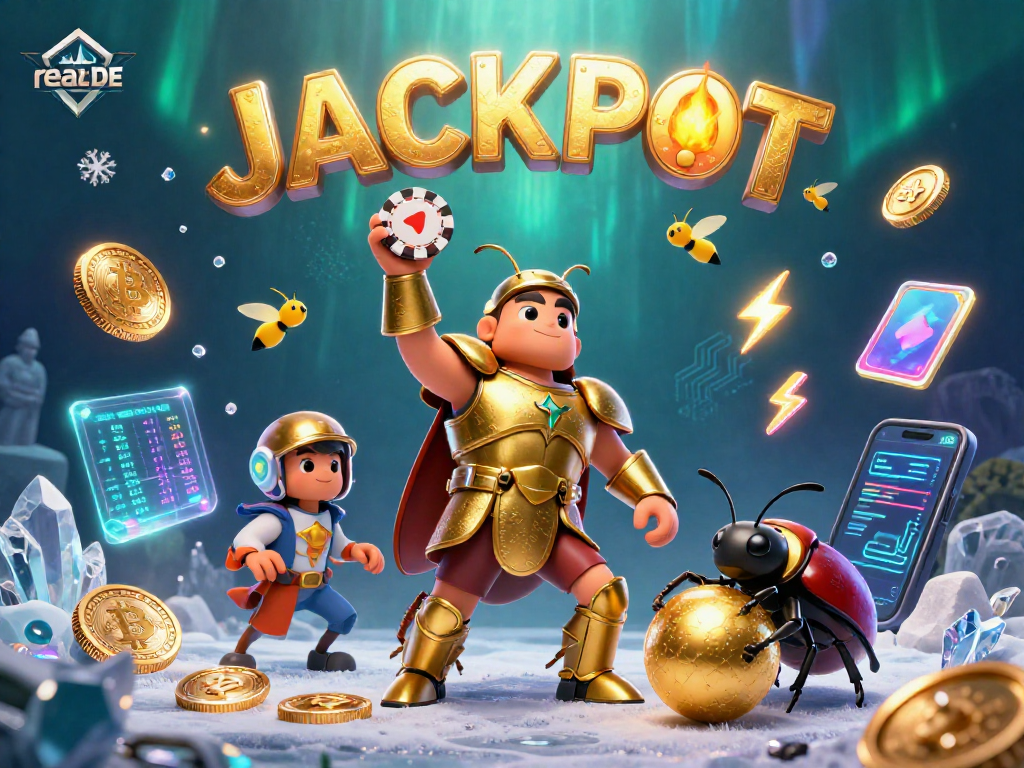 Spielen und gewinnen mit realz DE in einer dynamischen Casino-Illustration